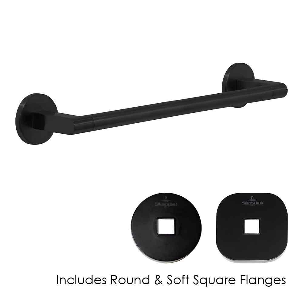 Architectura 300mm Towel Rail Matte Black Argent Australia